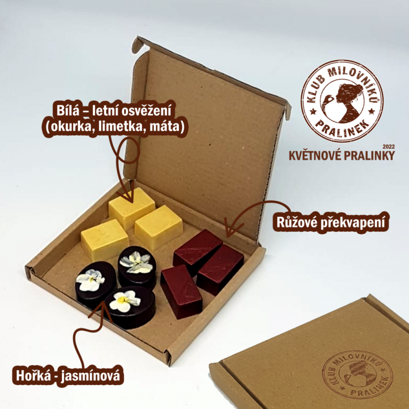 Kvtnov pralinky rozeslny